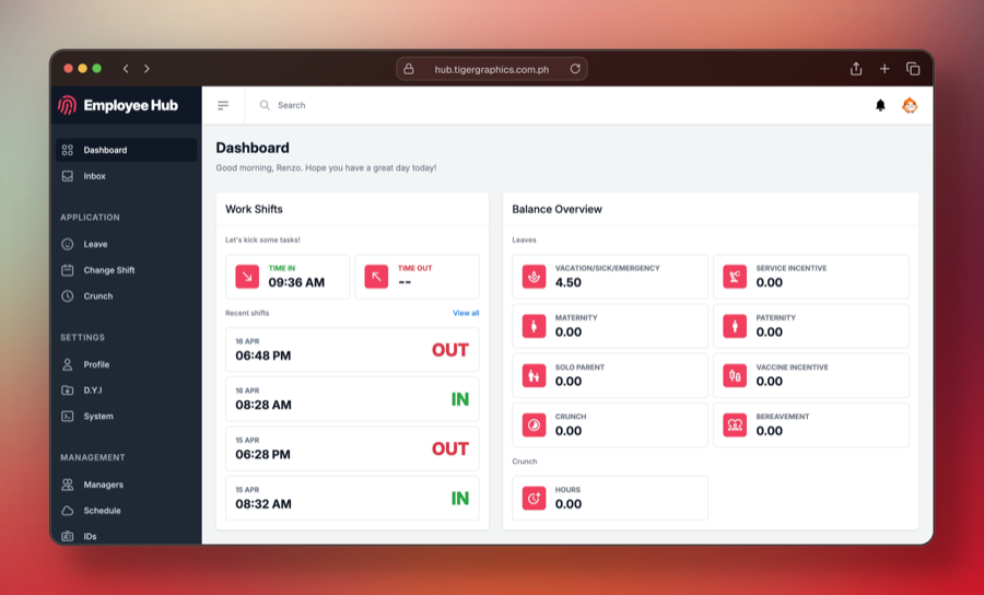 Employee Hub